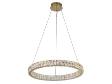 NEWPORT 8580 8580/60 C gold , Люстра, Gold 8240 Сlear crystal D60*H5,5/500 cm LED 42W 3100-4000K 4400Lm