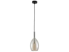 NEWPORT 7230 7232/S mat.black cognac , Подвесной светильник, Matte black Cognac glass+matte white glass D13*H28,8/250 cm G9 1*7W