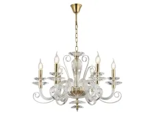 NEWPORT 8570 8576/C gold polished , Люстра , Gold polished Clear crystal glass D65*H45/200 cm E14 6*40W