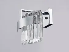 NEWPORT 4350 4351/A chrome new , Бра, Chrome Clear glass L22*H21*Sp15 cm E14 1*40W