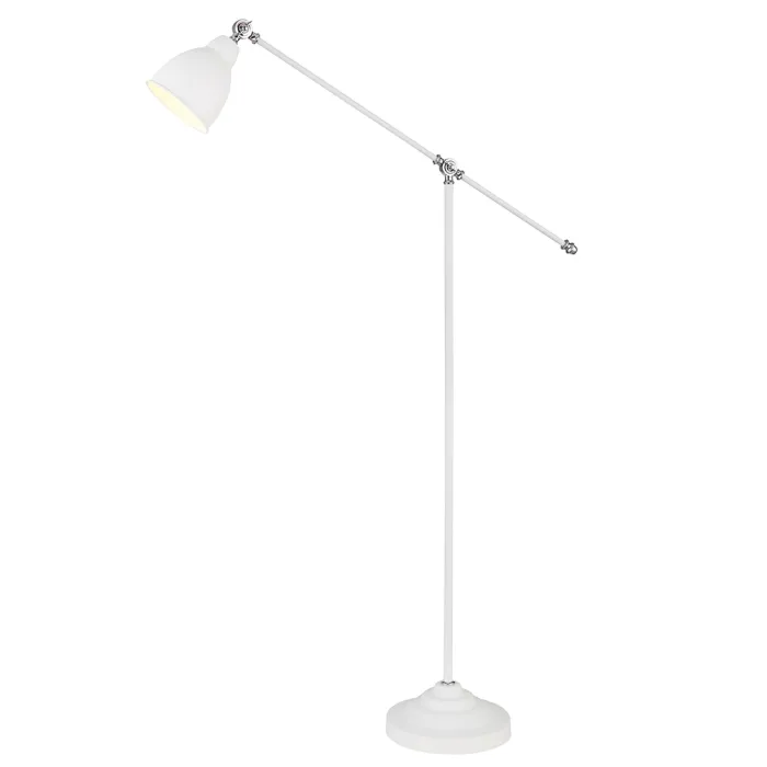 Торшер Arte Lamp BRACCIO A2054PN-1WH | Дом Декора
