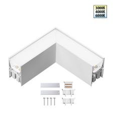 359608 OVER NT25 070 белый Светильник соединитель «L» с переключ. цв. температуры IP20 LED 8W 220-240V 3000К\4000К\6000К FATTO