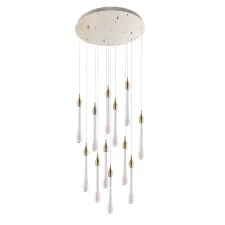 Каскадные каскадная люстра arte lamp raindrop a1803lm-36pb