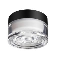 7156/6CL HIGHTECH ODL26 493 светильник черный/прозрачный/стекло/поликарбонат IP65 LED 6W 410Лм 2200/2700/3000K 120° 220-240V RONDA
